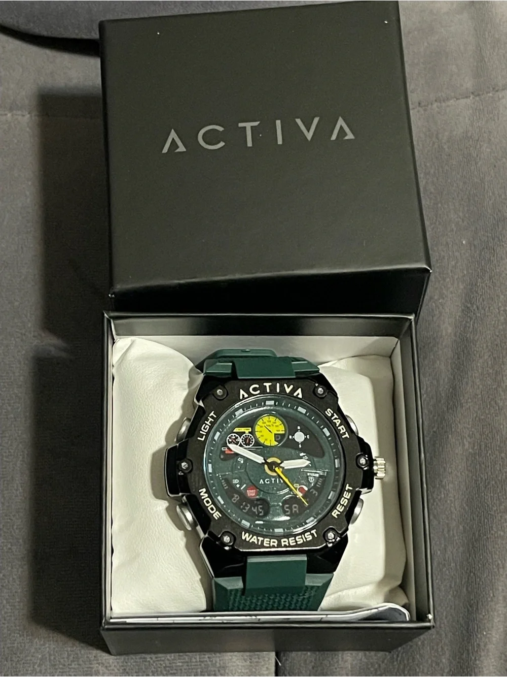Activa X Invicta Analog Digital Men's Watch - 55mm. Green